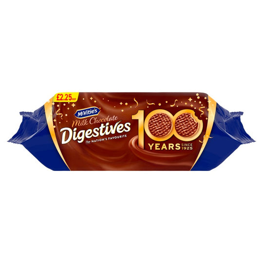 McVitie's Milk Chocolate Digestive Biscuits 266g PMP £2.25 - Case of 15