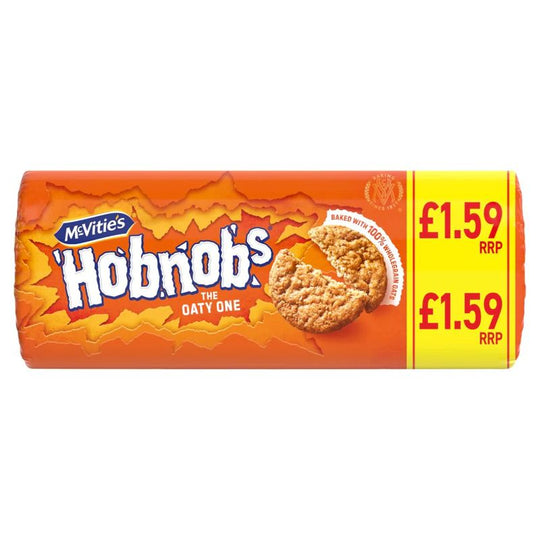 McVitie's HobNobs Biscuits PMP £1.59 255g - Case of 12