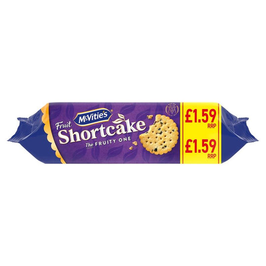 McVitie's Fruit Shortcake Biscuits 200g PMP £1.59 - Case of 12