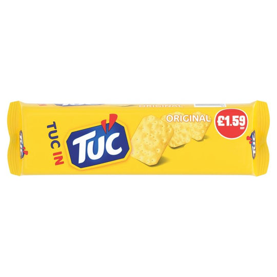 TUC Original Snack Crackers 150g PMP £1.59 - Case of 12