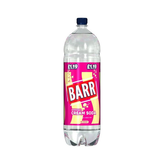 Barr American Cream Soda 2L PMP £1.19 - Case of 6