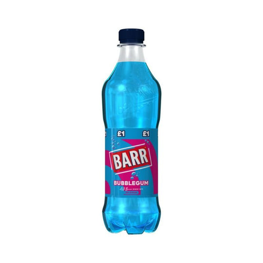 Barr Bubblegum Bottles 500ml PMP £1 - Case of 12