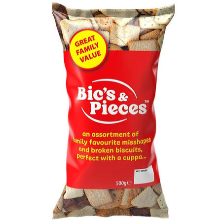 Pallet Deal : 864 x Hill Broken Biscuit Assortment "Bic's & Pieces" 500g