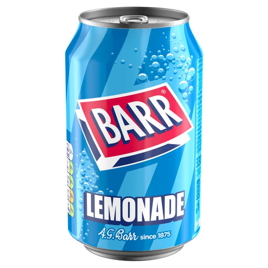 Barr Lemonade Cans 330ml - Case of 24