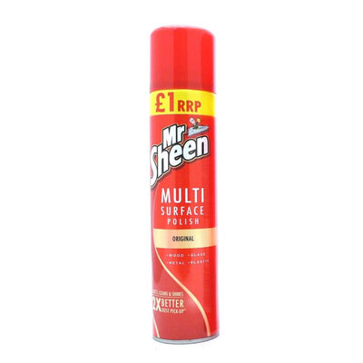 Mr Sheen Multi Surface Polish Spray Original 300ml - Case of 6