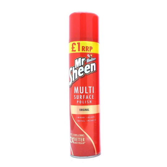 Mr Sheen Multi Surface Polish Spray Original 300ml - Case of 6
