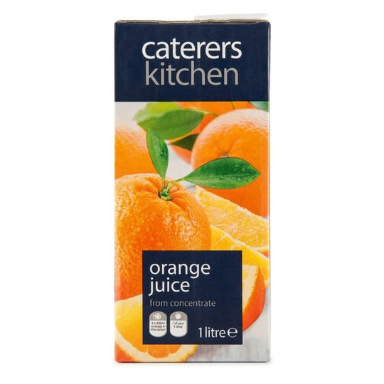 Caterers Kitchen Orange 100% Juice Cartons 1L - Case of 12 Pallet Deal : 900 Caterers Kitchen Orange 100% Juice Cartons 1L (12pk)