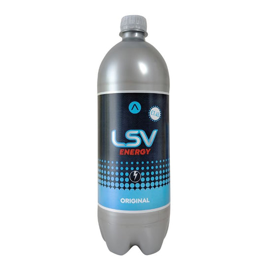 LSV Energy Drink Original Bottles 1L PMP £1.45 - Case of 12