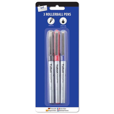 Roller Ball Pens 3 Pack