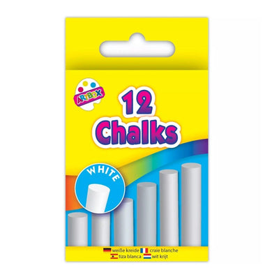 Artbox White Chalk 12 Pcs - Case of 12