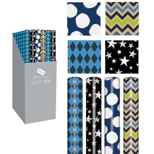 Gift-Wrap Male Design 3m