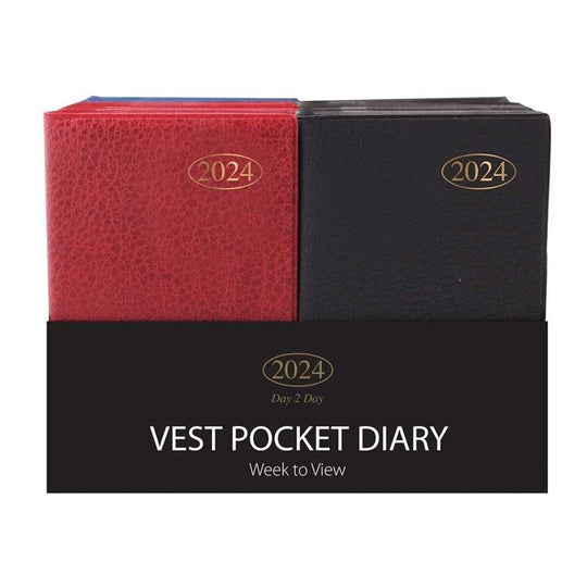A6 Pocket Diary 2024 DTV - Case of 30