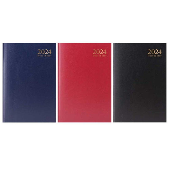 A6 Diary 2024 WTV Hardback Value Range - Case of 10