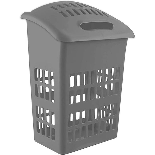 Signature Upright Laundry Basket Black