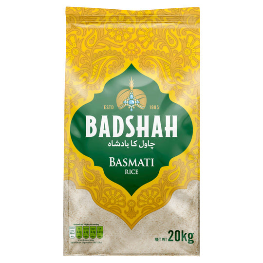 Pallet Deal : 50 x Badshah Basmati Rice 20kg Bags