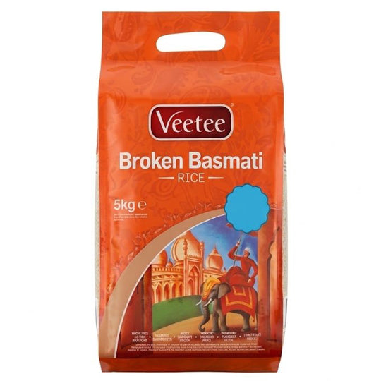 Pallet Deal : 192 x Veetee Broken Basmati Rice 5kg Bags