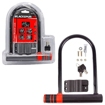 Blackspur U Type Bicycle Lock 190x240mm