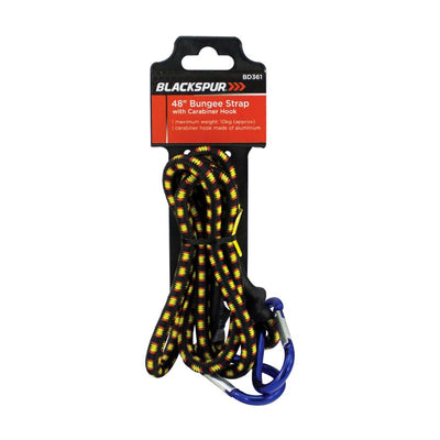Blackspur Bungee Strap with Caribiner Hooks 48"