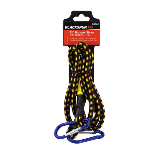 Blackspur Bungee Strap with Caribiner Hooks 72"