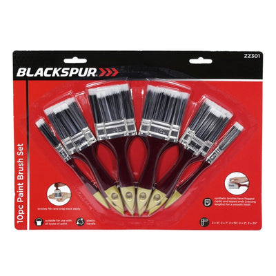 Blackspur Paint Brush Set 10 Pack