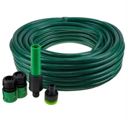 Green Blade Hose With Spray Nozzle Set 15m