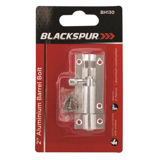 Blackspur Aluminium Barrel Bolt 2"