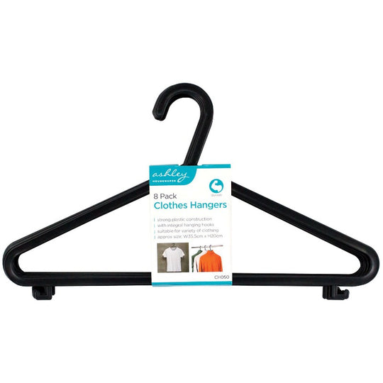 Ashley Housewares Clothes Hangers 8 Pack