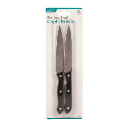 Ashley Housewares Stainless Steel Chef’s Knives Set Twin Pack