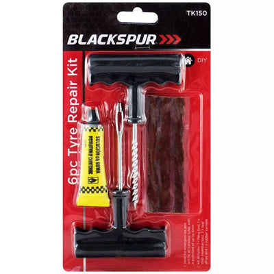 Blackspur Tyre Repair Kit 6 Pack