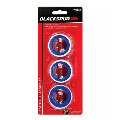 Blackspur PTFE Thread Sealing Tape 3 Pack