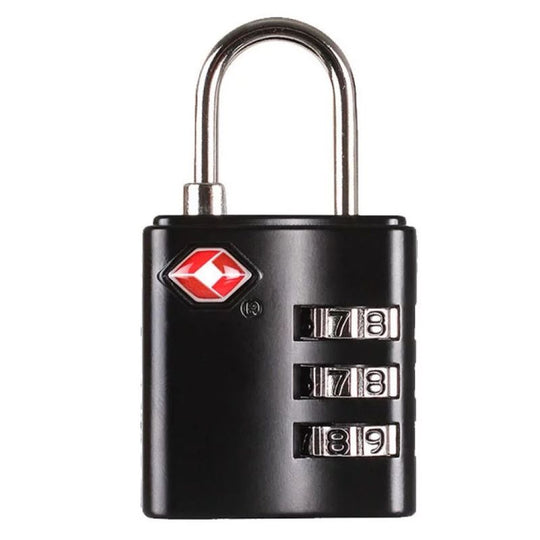 Blackspur Combination Luggage Padlock 20mm 3 Pack