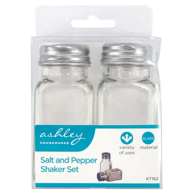 Ashley Glass Salt & Pepper Shakers