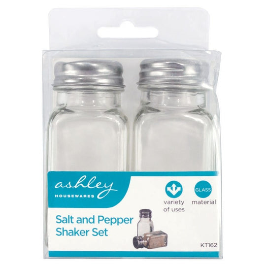 Ashley Glass Salt & Pepper Shakers