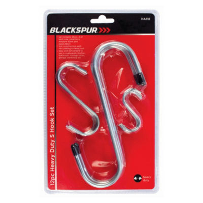Blackspur Heavy Duty S Hooks 12 Pack