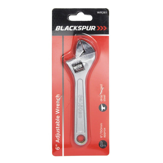 Blackspur Adjustable Wrench 6"