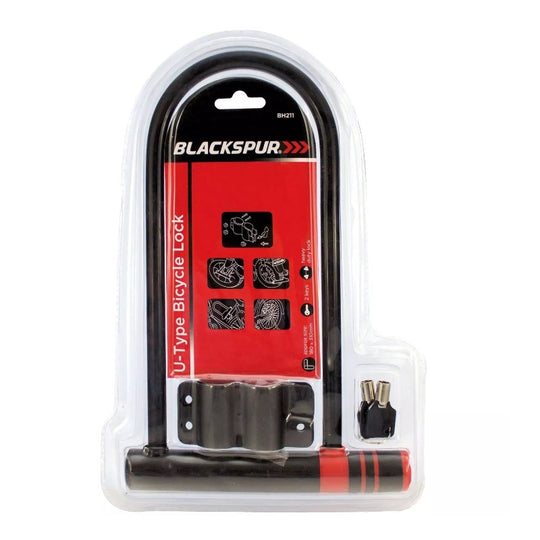 Blackspur U Type Bicycle Lock 180x310mm
