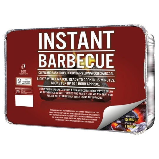 Homefire Complete Disposable Instant BBQ Medium Tray