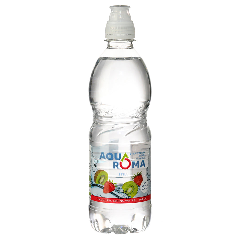Pallet Deal : 1,800 x AquaRoma Flavoured Water Strawberry & Kiwi Still ...