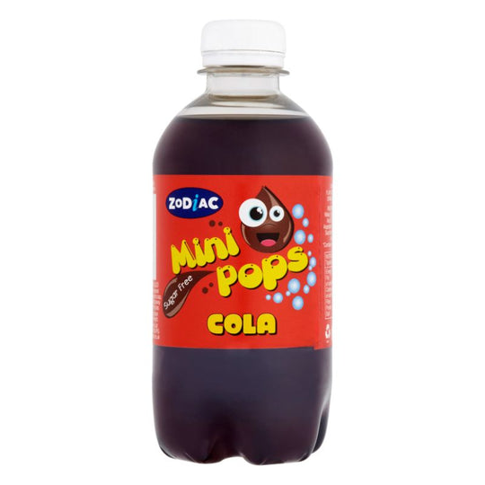 Zodiac Mini Pops Sugar Free Carbonated Bottles Cola 330ml 