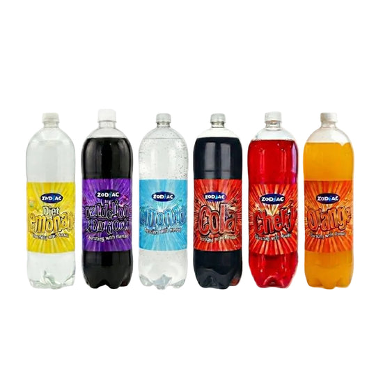 Pallet Deal : 480 Zodiac Carbonated Soft Drink Bottles Assorted Flavours 2L (6pk)