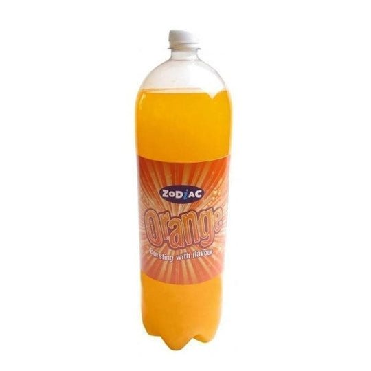 Zodiac Carbonated Soft Drink Bottles Orange 2L - Case of 6