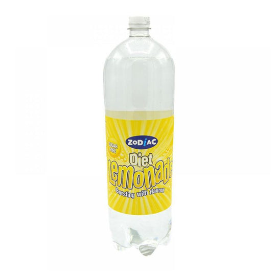 Zodiac Carbonated Soft Drink Bottles Diet Lemonade 2L