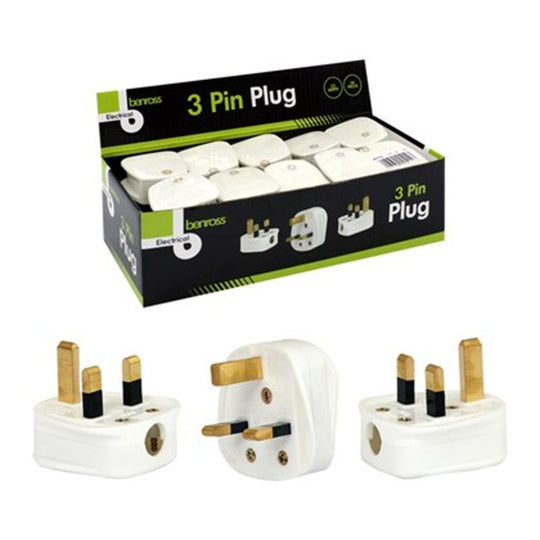 Benross Mains UK Plug Fused 13 Amp - Case of 20