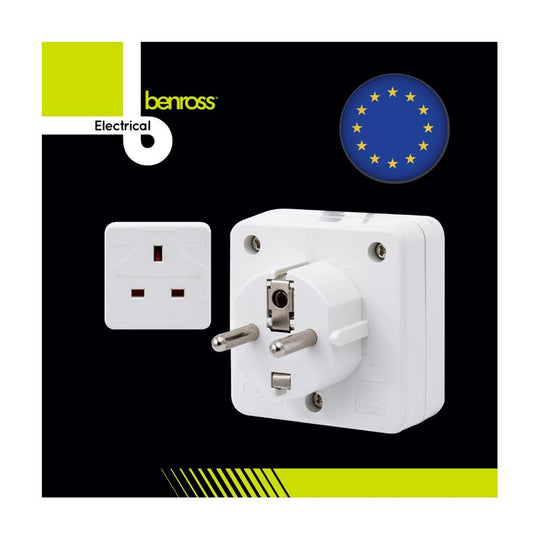 Benross Euro Travel Adaptor