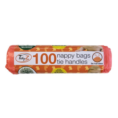 TidyZ Nappy Bags Roll 100 Pack