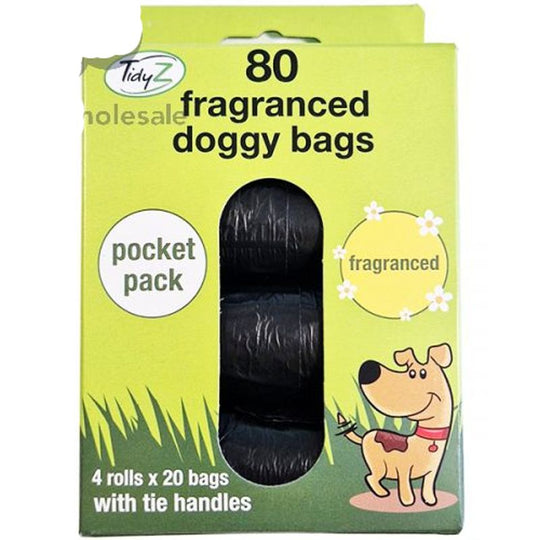 TidyZ Doggy Bags Fragranced 80 Pack