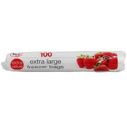 TidyZ Freezer Bags Extra Large 100 Pack Roll
