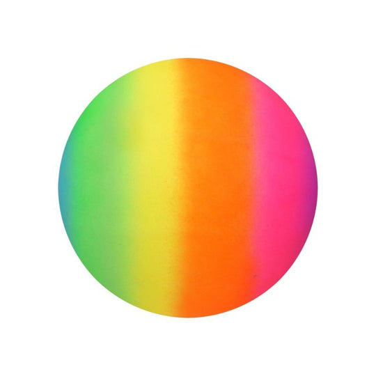 Rainbow PVC Football Ball 25cm