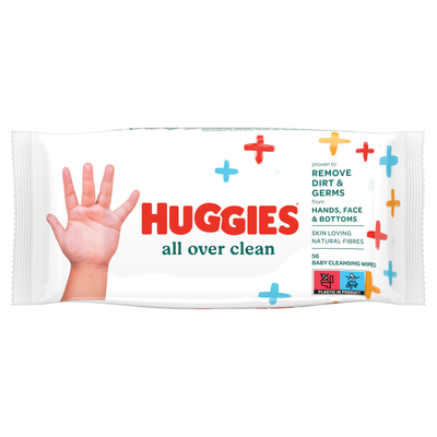 Huggies Baby Wipes All Over Clean 56s - Case of 10