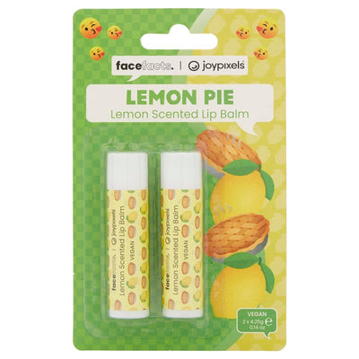 Face Fact Joypixels Lip Balms Lemon Pie 2 Pack - Case of 12